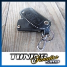 Schlusseltasche Klappschlussel Etui ECHT-LEDER 2er Weiss VW T5 Multivan +Jetta 3