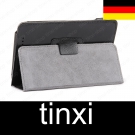 PU Ledertasche für lenovo IdeaTab A2107A 7 Zoll Tasche Cover Case Hülle Schwarz