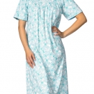 SOFT COTTON NIGHTSHIRT KURZARM