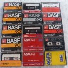 alte cassetten,musikkassetten 15 Stück BASF,AGFA,TDK - Sammler