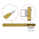 Neu Fishing Strand Knotter Double-Headed Needle Angelschnur Haken Knüpfgerät