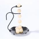 Kugelkette 10 x Ø 30 mm, elfenbein