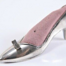 k26x14- 925er Silber Nadelkissen in Form eines Damenschuh