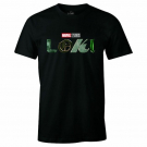 Marvel Comics - Loki Logo Disney+ Serien Herren T-Shirt (S-L) Schwarz