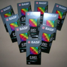 10 VHS-Videokassetten (BASF)