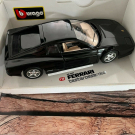 Bburago Ferrari testarossa 1984 schwarz 1:18 in OVP selten rar