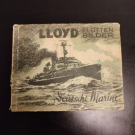 LLOYD Flotten Bilder Deutsche Ma. Sammelalbum Zigarettenbilderalbum komplett