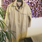 lässiger neu wertiger mantel kurzmantel long jacke hilfiger gr L 42 44