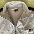 MEXX Jacke Sweatshirt mit Reißverschluss - MEX 23 - Größe XL - grau / ocker