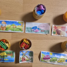 150 Ü-Eier bzw. gelbe Ü-Ei Kapseln K 95 original mit BPZ von Ferrero Italien